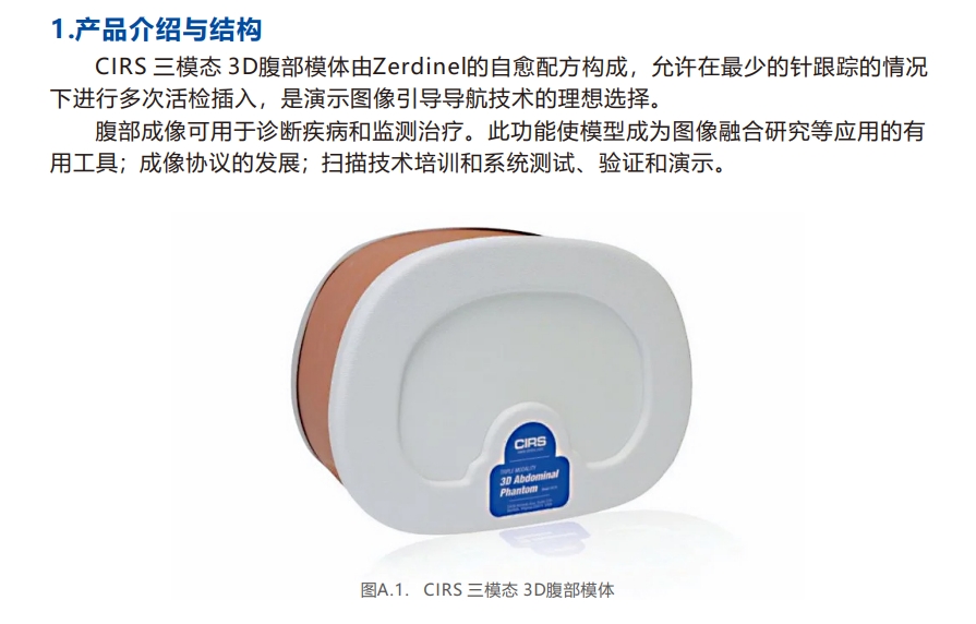 三模態3D腹部模體1